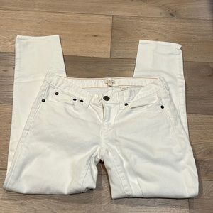 J crew white skinny jeans
